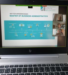 Virtuelle MBA-Informationsveranstaltung am RheinAhrCampus Remagen