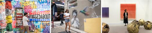 vlnr.: © Art Basel Hong Kong; © Hong Kong Tourism Board; © Art Basel Hong Kong