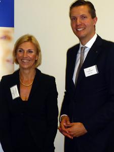 Waren erfreut über die gute Resonanz beim Osnabrücker Symposium der Gesundheitsbranche: Prof. Dr. Andrea Braun von Reinersdorff und Jan Felix Simon