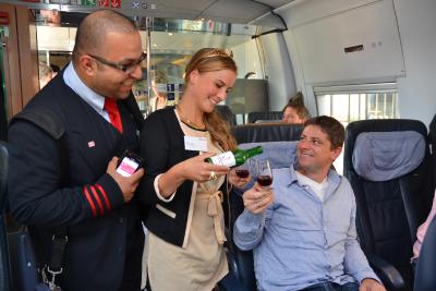 Die Bahn fährt weiter mit deutschen Weinen