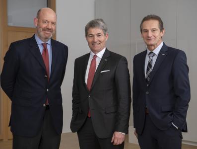 Das neue Vorstandsteam: Dr. Moritz Finkelnburg, Prof. Edgar Bohn und Raimund Herrmann (v.l.n.r.)