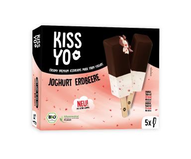 KISSYO Joghurt Erdbeere am Stiel (Joghurteis)