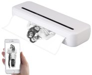 Callstel Mobiler Akku-Thermodrucker TD-300 mit 300 dpi, für Windows, Mac, iOS, Android