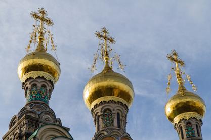 Russisch-orthodoxe Kirchentürme © Foto: Matthias Müller/churchphoto.de