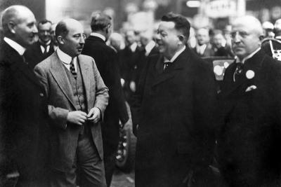 1924 Friedrich Ebert mit Wilhelm und Heinrich