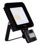 Luminea Home Control WLAN-Fluter LED-160, CCT-LEDs, App, Sprachsteuerung, PIR, 1.600 lm, 20 Watt, IP44