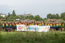 Die Regenbogenfahrer haben für die Kinder der onkologischen Station gesungen