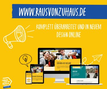 Relaunch www.rausvonzuhaus.de