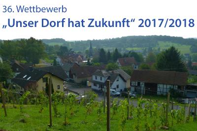 36. Wettbewerb "Unser Dorf hat Zukunft" 2017/2018