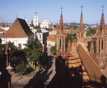 Blick auf die Altstadt von Vilnius