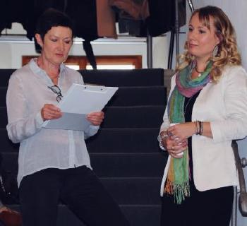V.l.: Laudatorin Doris Weilandt mit Susen Reuter | Foto © Susen Reuter