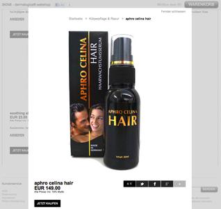 Aphro Celina Hair jetzt im SKIN8 Onlineshop erhältlich