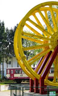 Mit imposanten Bergbau- und Industrierelikten bietet auch das Außengelände des Museums ungewöhnliche Aus- und Durchblicke.
Fotonachweis: Oberschlesisches Landesmuseum
