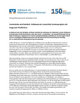 PM_Vereinsliebe wird belohnt - Volksbank eG unterstützt Vereinsprojekte mit insgesamt 75.000 Eur.pdf