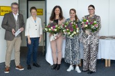 Walter Fischer, Bettina Lisbach, Maria-Luise Hettel, Lisa Mayer und Stephanie Dietrich (v.l.n.r.)