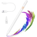 Callstel Aktiver Touchscreen-Eingabestift TSS-130 für iPad Air/mini/Pro, Palm Rejection