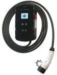 revolt WLAN-Wallbox WB-11 für E-Autos, Typ 2, bis 11 kW, 5-phasig, 5 m Ladekabel