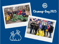 Gelungener Cleanup-Day für die BIG: volle Müllsäcke, saubere Straßen und Schweißperlen auf der Stirn!