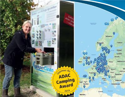 CamperClean: Die vollautomatische Entleerungs und Reinigungsstation für Toilettenkassetten / Foto: www.camperclean.de