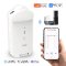 Luminea Home Control Smarter 3in1-Vorhangmotor, Akku, Bluetooth, Fernbedienung, Timer, App
