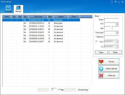 NX 4590 08 newgen medicals Mobiles medizinisches EKG Messgeraet mit Software Screen
