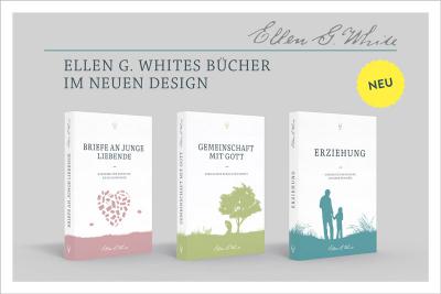 Einheitliches Design bei Ellen White Literatur
Foto: © Advent-Verlag Lüneburg