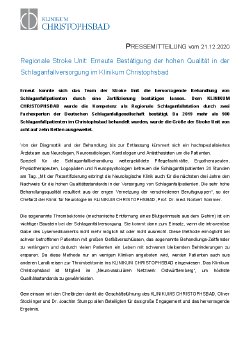 PM 2020-12-21_Rezertifizierung Der Stroke Unit-Klinikum Christophsbad.pdf