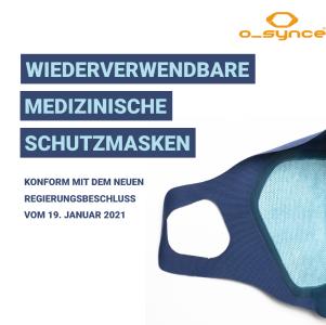 wiederverwendbare medizinische Schutzmasken o-range CARE