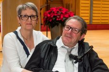 Ehepaar Karin Gaus-Reichelt und Udo Gaus bei einer Veranstaltung der AMSEL 2017,  © AMSEL e.V. / Martin Stollberg