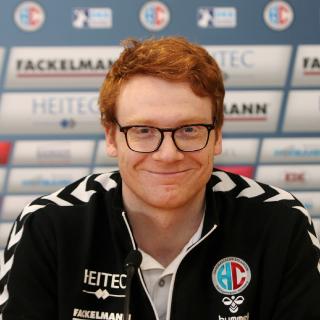 Rückraumspieler Nicolai Theilinger kehrt bald ins Team zurück (Foto: HJKrieg, Erlangen)