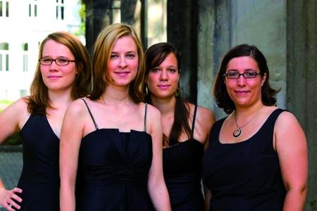Neue und alte Musik in entspannter Atmosphäre: das Almandin Quartett im Park der Sinne