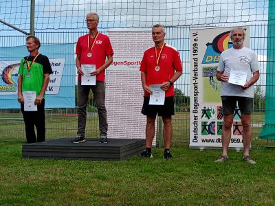 Deutscher Meisterschaft Bogenlaufen Platz 4 H. P. Merkel