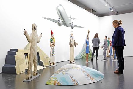 Martin Honert: Szenisches Modell des "Fliegenden Klassenzimmers", 1995/1997, Foto: ONUK