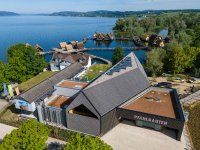 Das Neues Museum in den Pfahlbauten. 