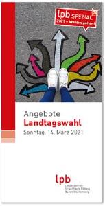 Broschüre "Angebote zur Landtagswahl 2021"