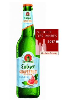 Lübzer Grapefruit Alkoholfrei Neuheit des Jahres 2017.jpg