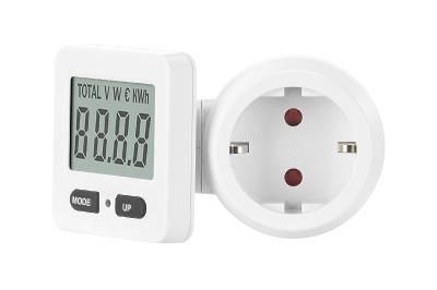 revolt Digitaler Energiekostenmesser mit 180° drehbarem Display, bis 3.680 Watt