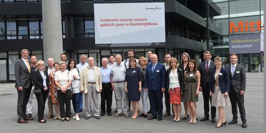 Polen ist Wachstumschampion am Messeplatz Nürnberg: polnische Journalisten machten sich ein Bild vom Wirtschaftsstandort und der Tourismusdestination Nürnberg / Foto: obx-news/NürnbergMesse/Bischof und Broel