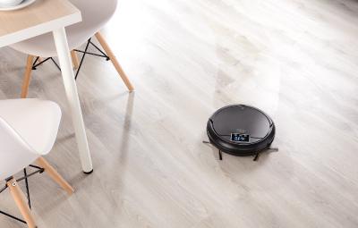 Sichler Haushaltsgeräte Staubsauger-Roboter PCR-3000 mit Wischfunktion, 2in1-Staubbehälter, WLAN & App (Copyright PEARL.GmbH)