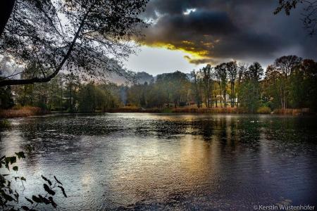 Stechlinsee bei Regen 2019 Fotografin Kerstin Wüstenhöfer