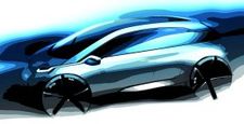 Designerskizze des MCV. Es wird 2013 unter einer Submarke von BMW auf den Markt kommen