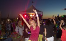 Beachparty Nordsee-Lagune