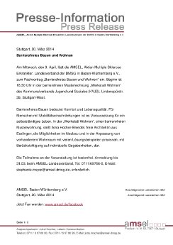 AMSEL-PM_09.04.14_Barrierefreies Bauen und Wohnen.pdf