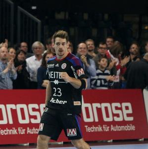 Ole Rahmel mit fünf Treffern wieder bester Schütze des HC Erlangen (Foto: hl-studios, Erlangen)