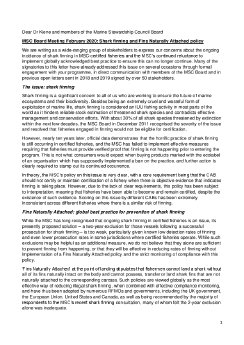 31 January 2020 Letter to MSC Board Shark Finning.pdf