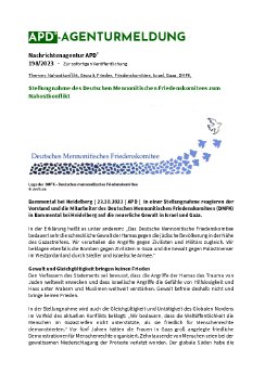 APD_198_2023_Stellungnahme des Deutschen Mennonitischen Friedenskomitees zum Nahostkonflikt.pdf