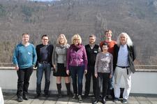 Der neue LAGG-Sprecherrat (von links) Dr. Martin Ulmer, Thomas Stöckle, Dr. Andrea Hoffend, Dr. Nicola Wenge, Marco Brenneisen, Carola Grasse, Felix Köhler, Jost Grosspietsch  (Bildquelle: LpB)