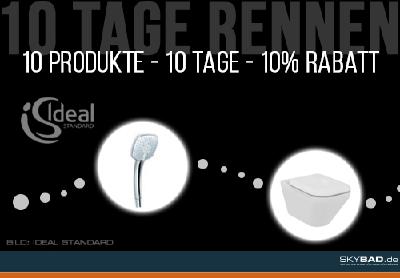 Ideal Standard schont Ihr Weihnachtsbudget: 10 Tage, 10 Artikel, 10 Prozent