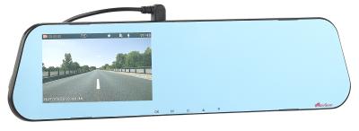 NavGear HD-Rückspiegel-Dashcam mit Rückfahrkamera und 10,9-cm-Display (4,3")