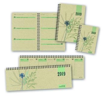 Grünes Highlight für Werbung mit Mehrwert. Die innovative Kalenderserie Gras hält, was ihr Name verspricht. Das Papier basiert auf Grashalmen, getrocknet von Sonnenstrahlen. © Foto: Zettler Kalender GmbH